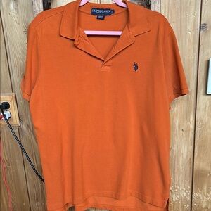 U.S. Polo Assn. Men's Orange Polo Shirt